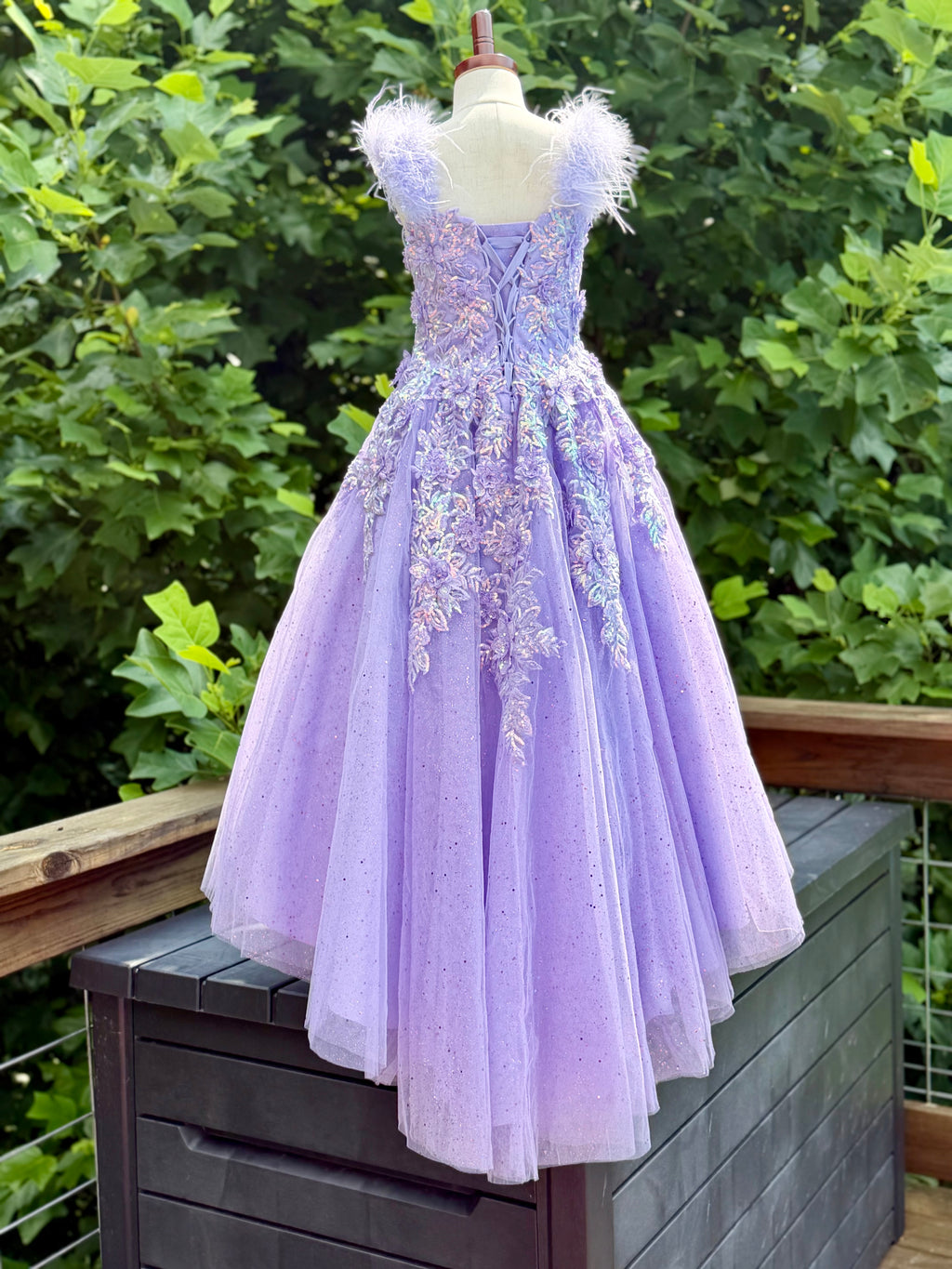 New!! Tiffany Size 4 Periwinkle Glitter