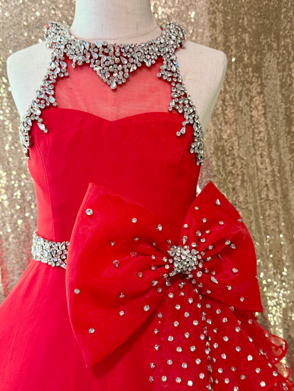 Red Lizz Dress Size 5/6