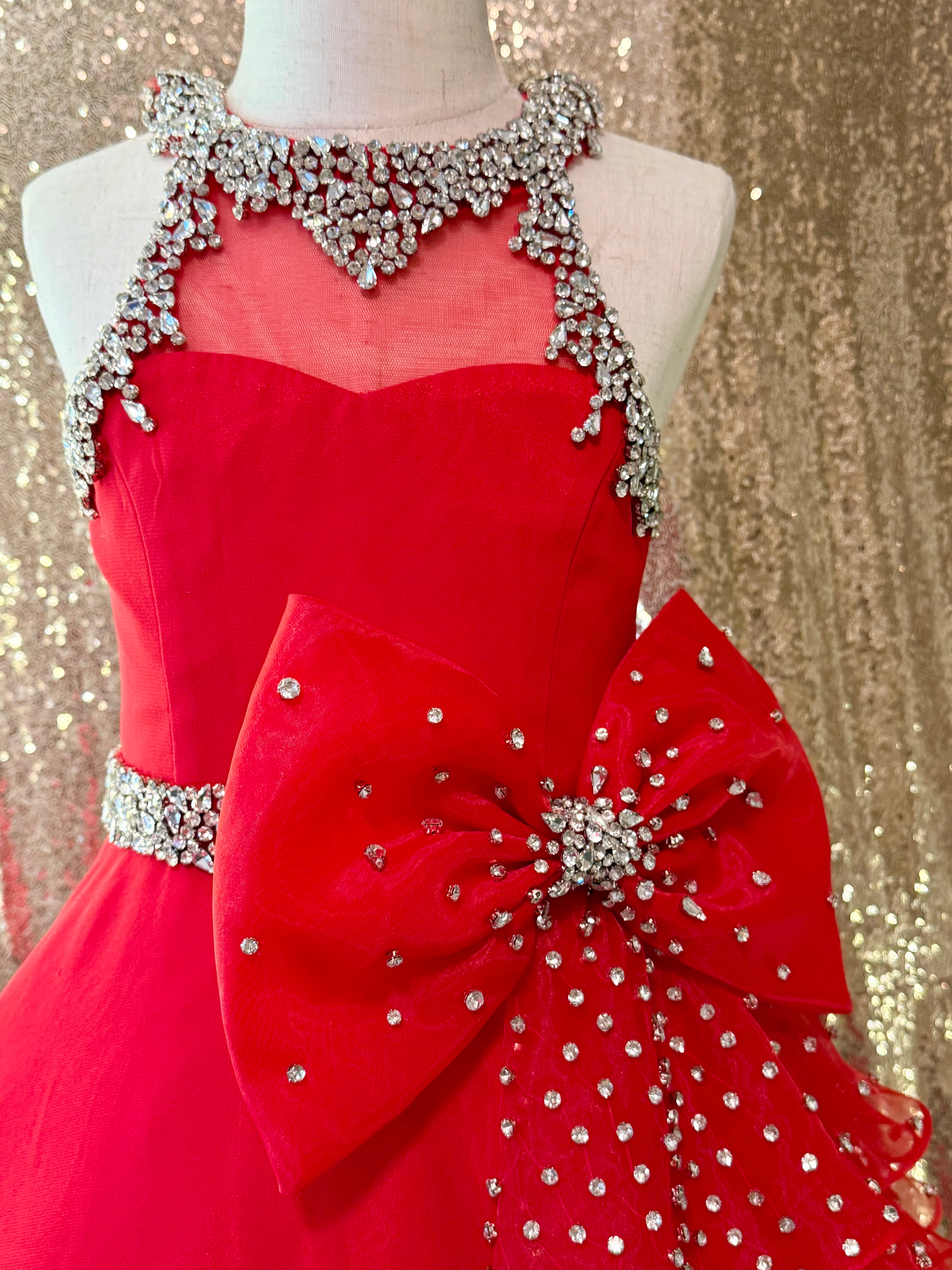 Red Lizz Dress Size 5/6