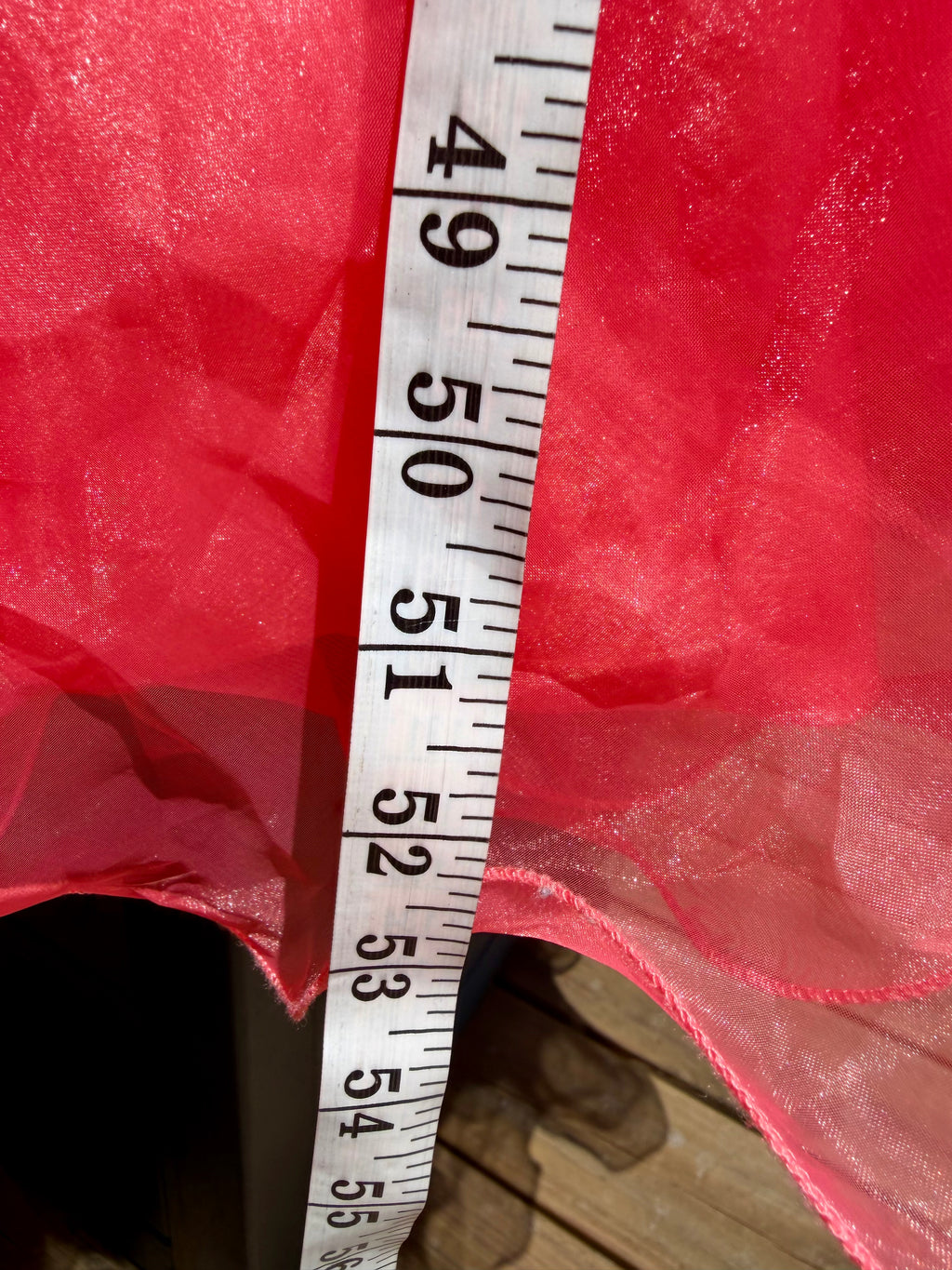 Size-12 Liz Chen Coral gown