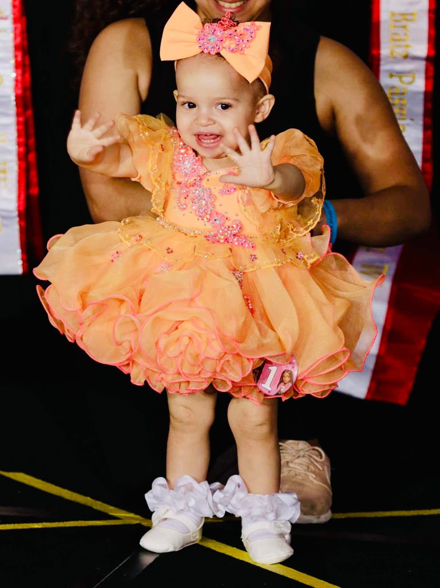 Peach Perfect Glow - Semi Glitz  6/18 Months