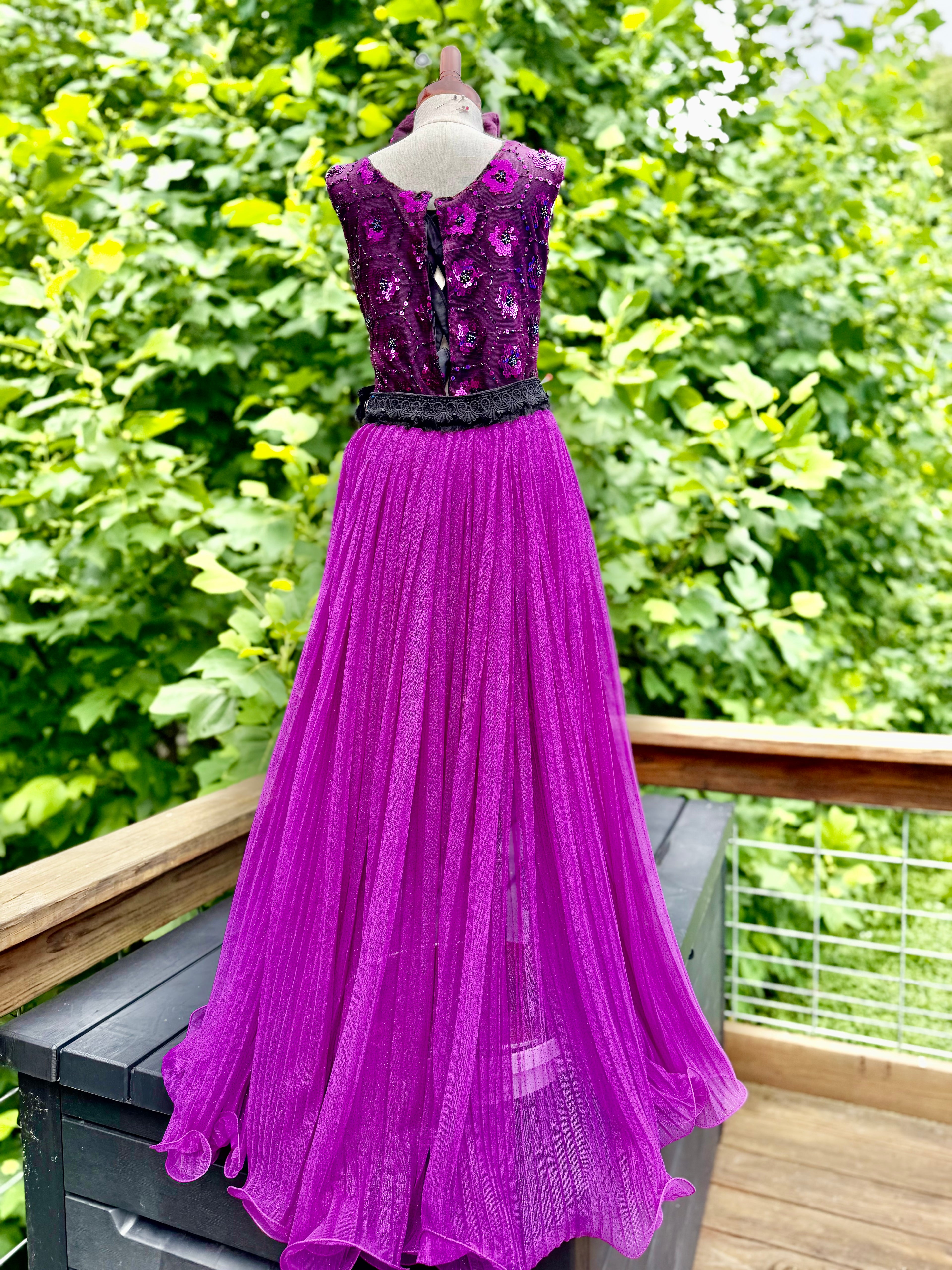 Purple Rain Fun Fashion 5/7-7/8 Corset Backed