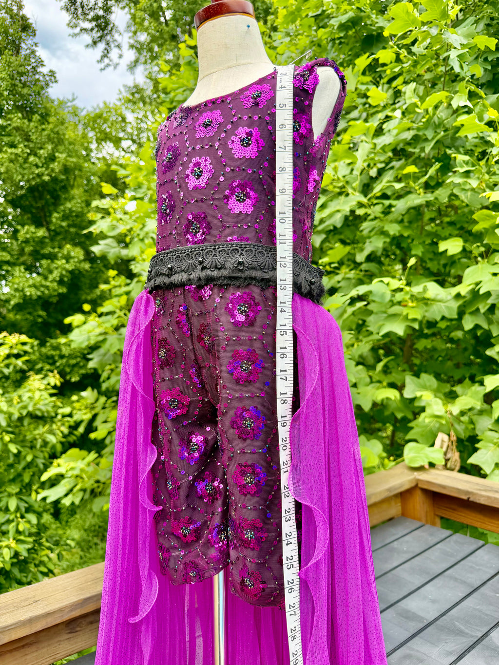 Purple Rain Fun Fashion 5/7-7/8 Corset Backed