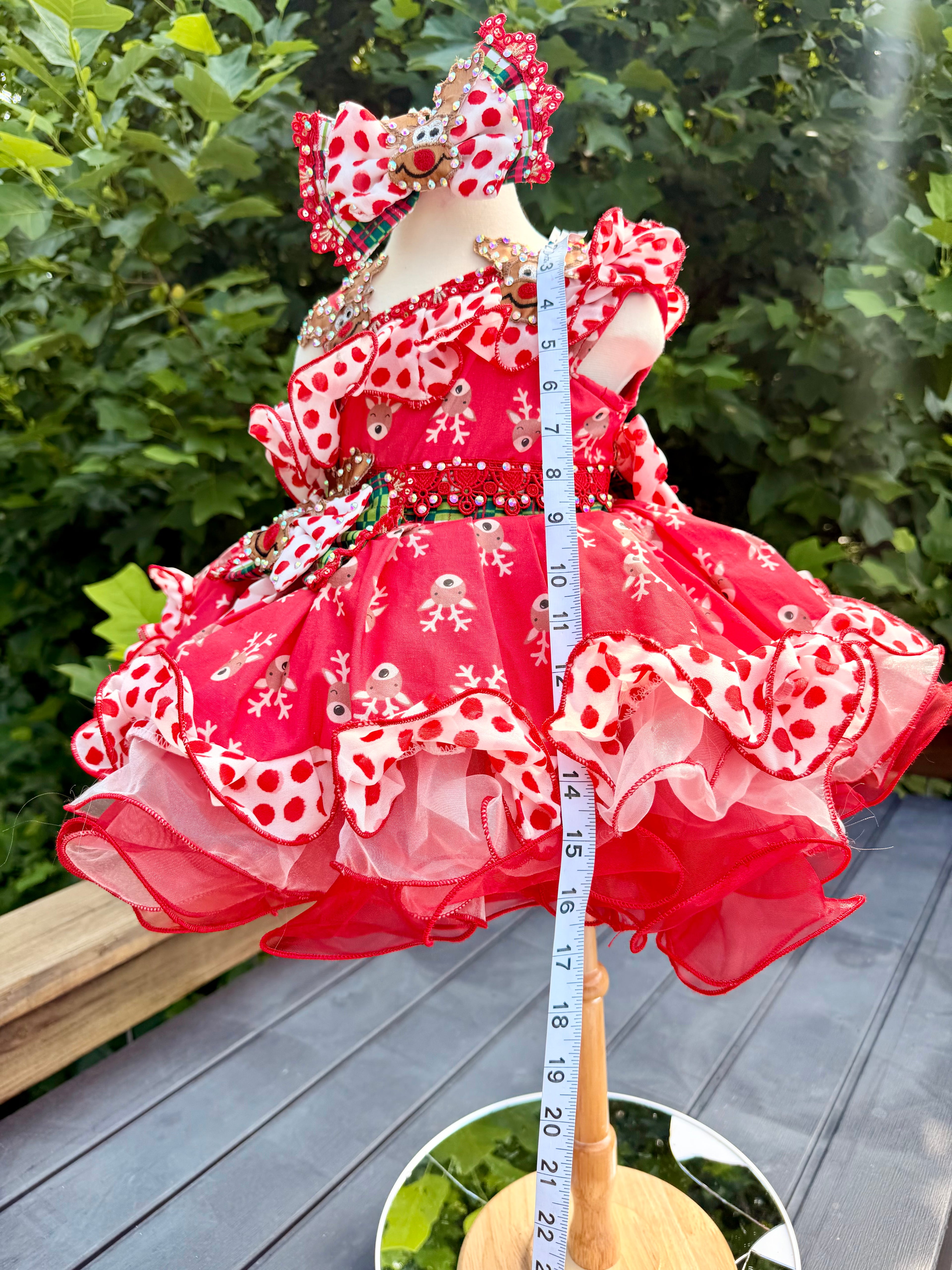 Reindeer Christmas Dress 9/18