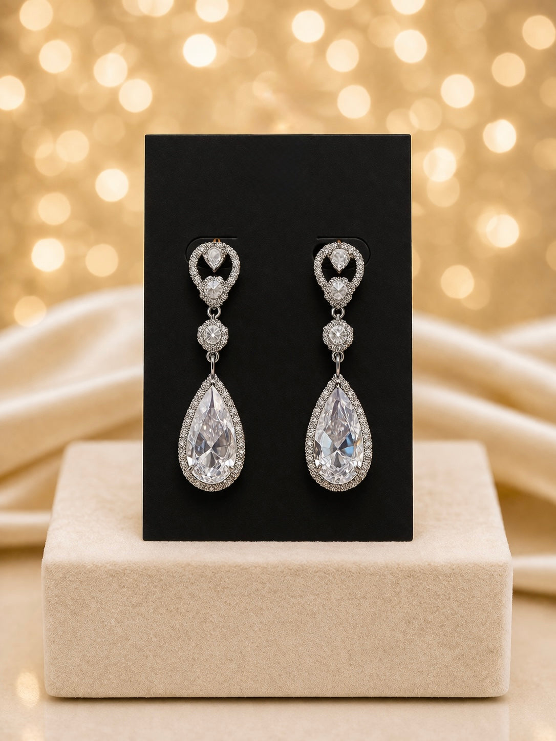 Radiant Raindrops Classic Teardrop 1.75"