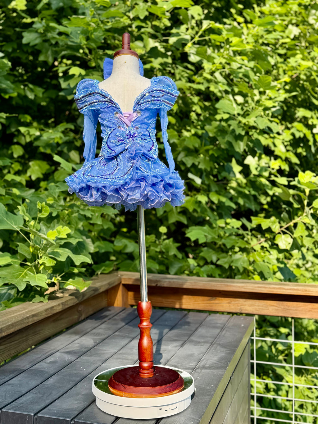 Borealis Customs Mega Glitz. Periwinkle Dreams, Size 12/2 - 18/3