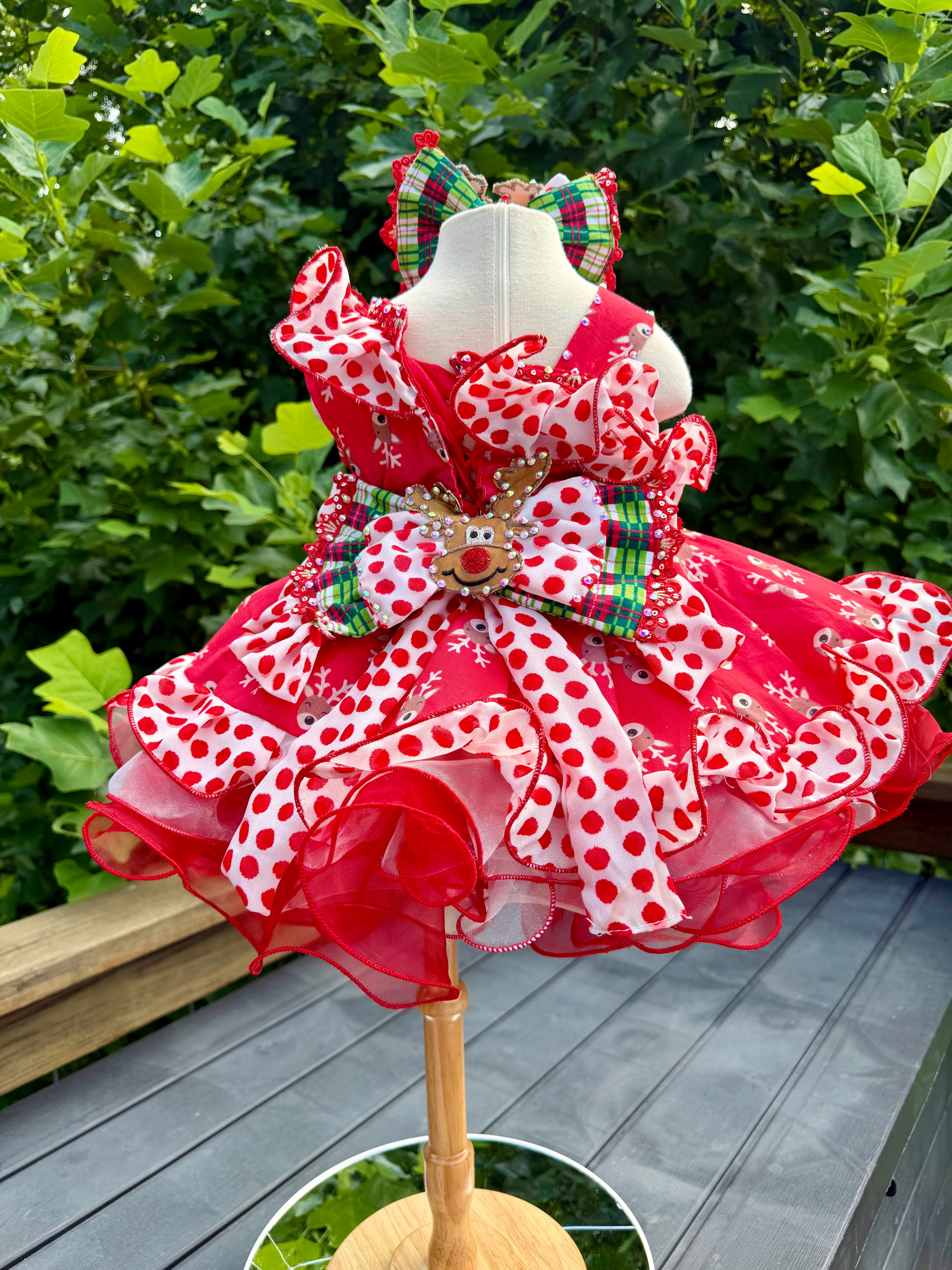 Reindeer Christmas Dress 9/18
