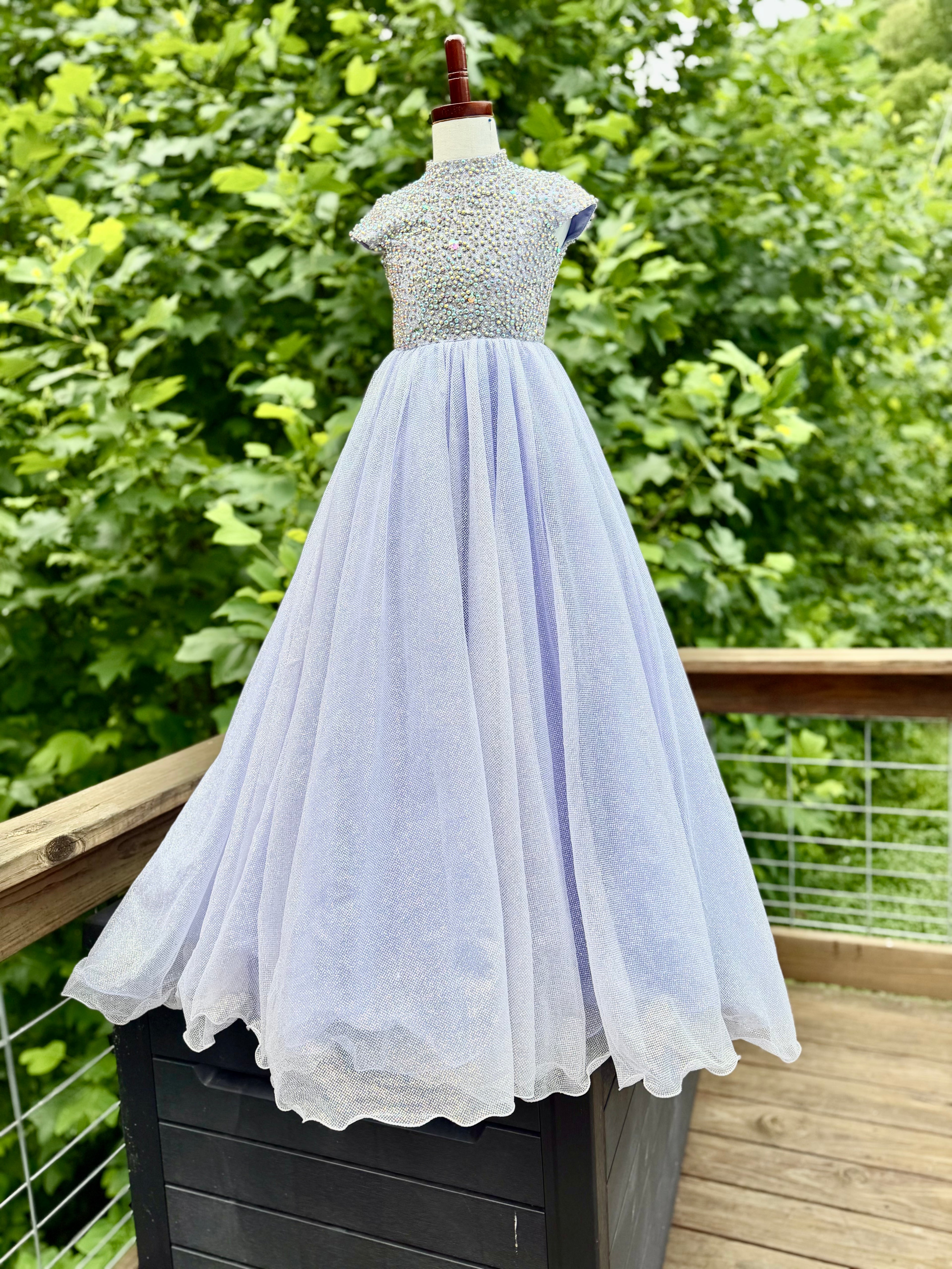 Periwinkle OMC Size 5 corset back
