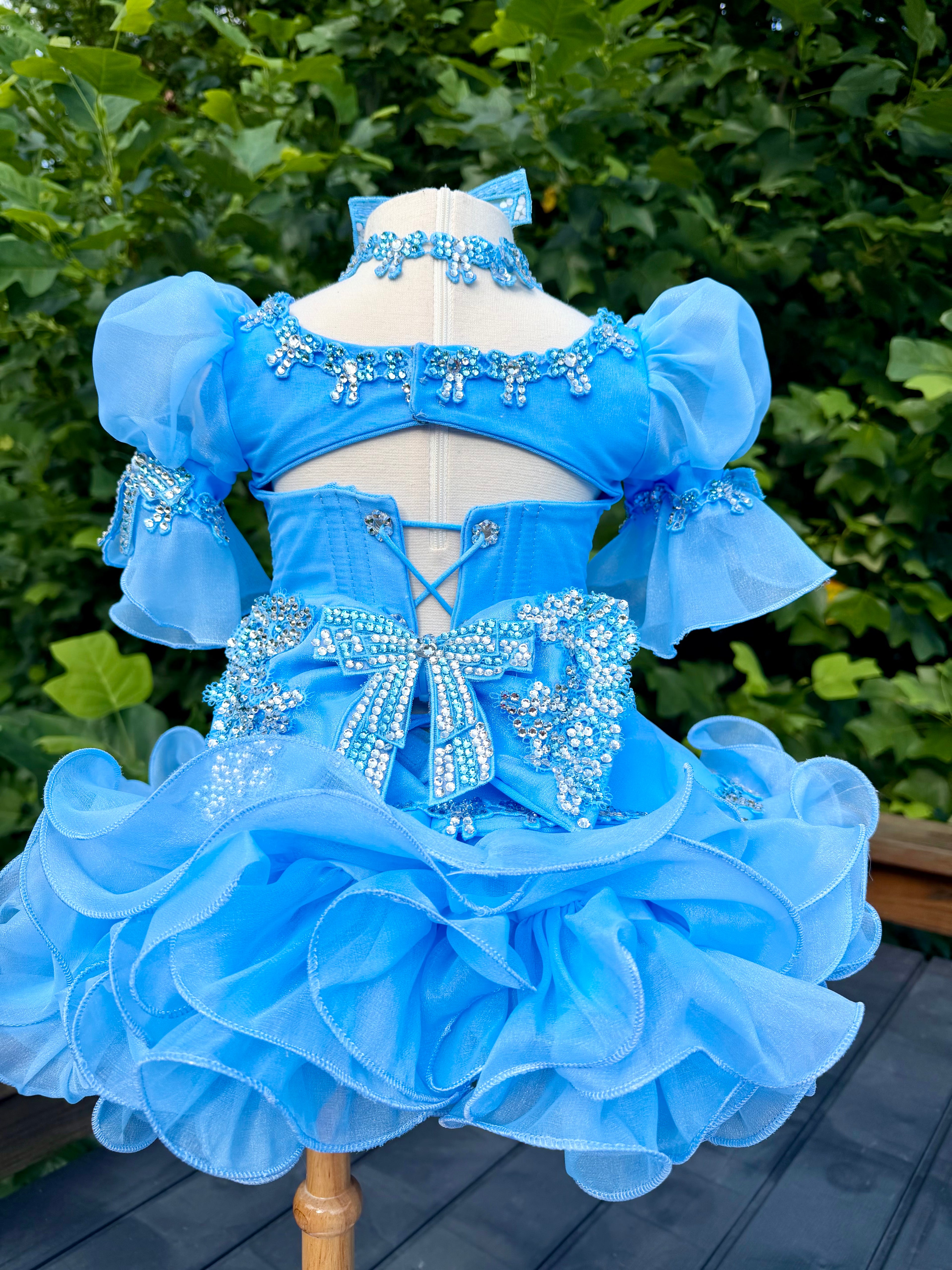 Blue Bow Baby by Connie Hobson - Size 18/24 months
