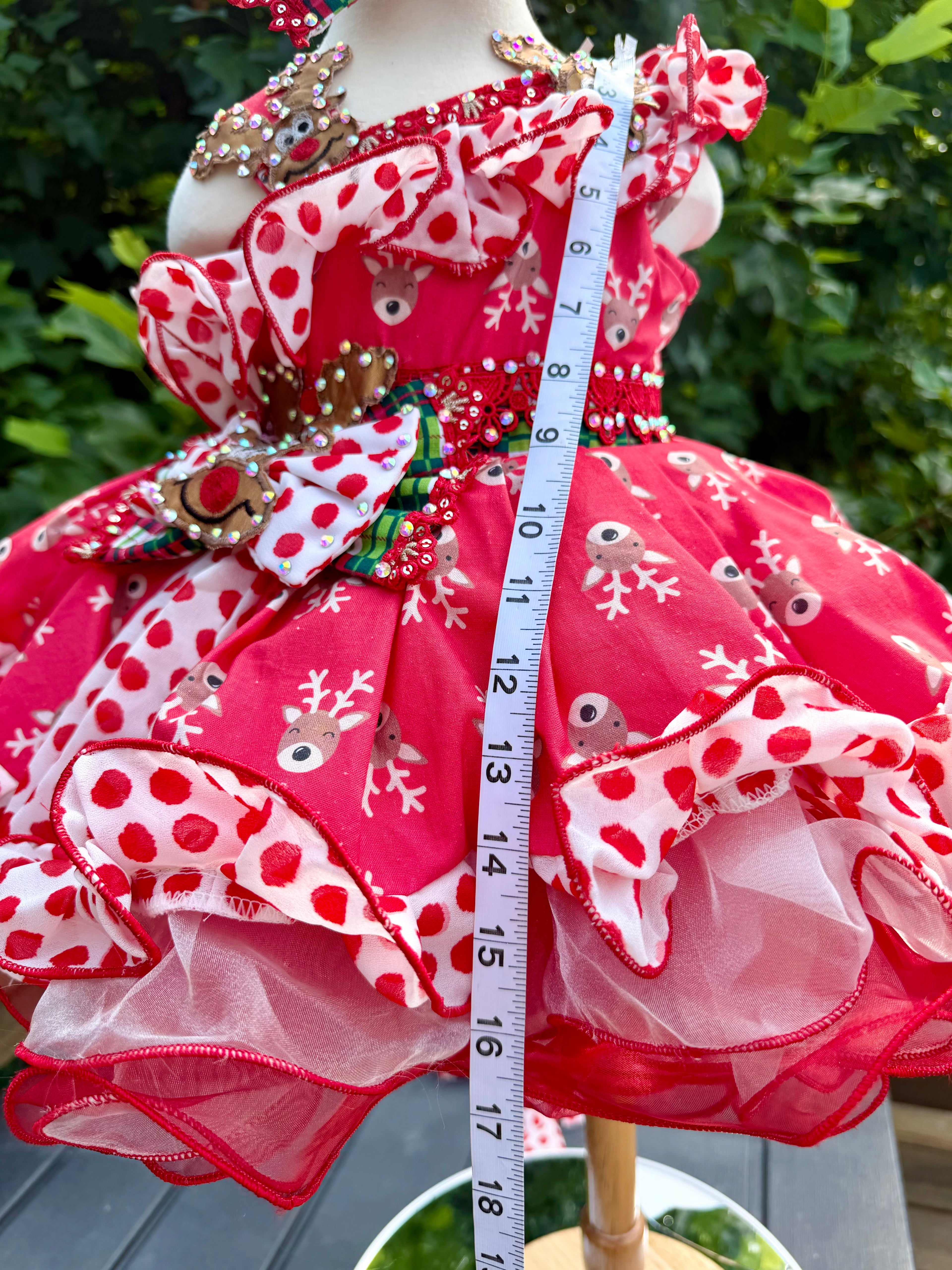 Reindeer Christmas Dress 9/18