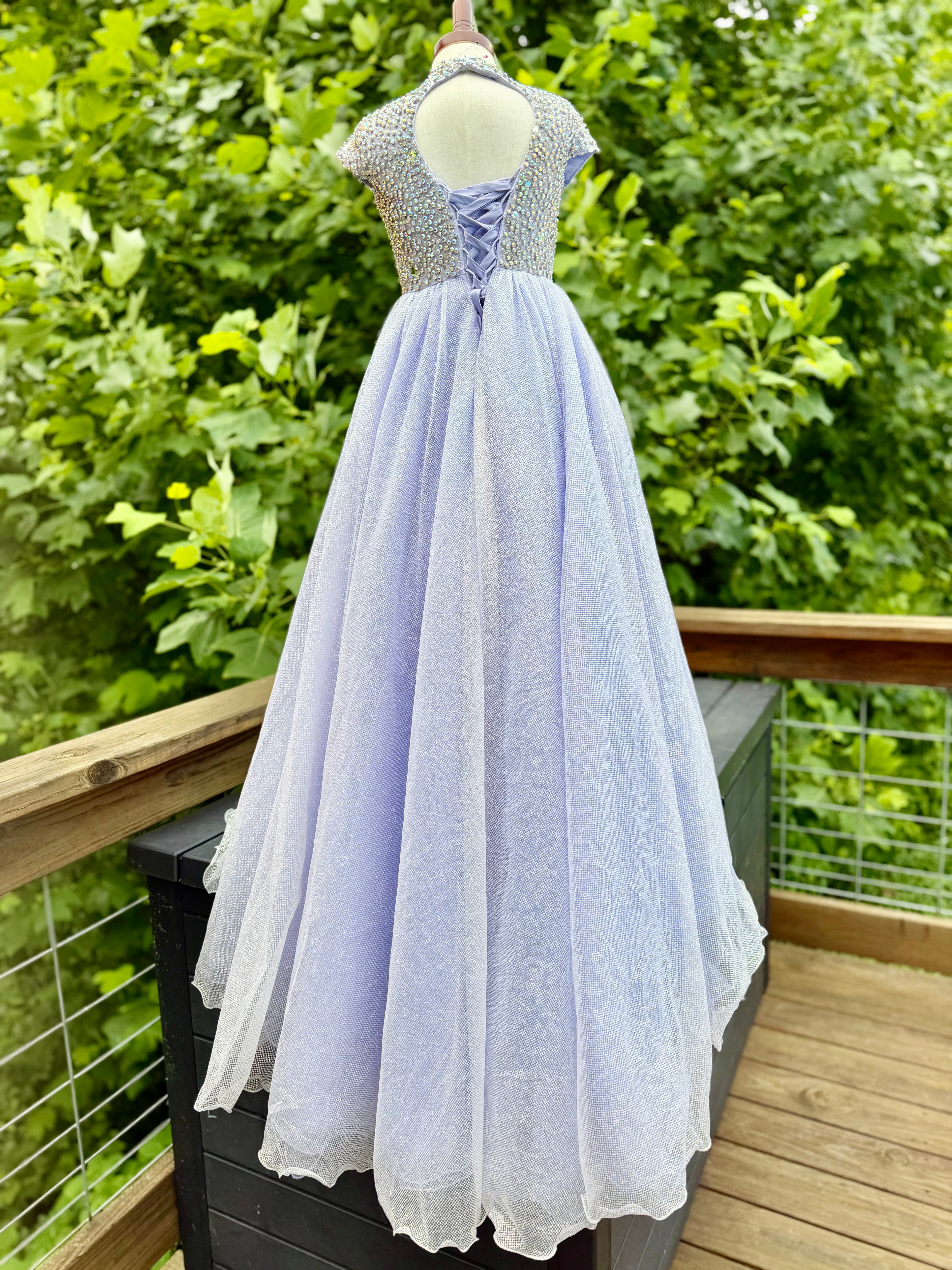 Periwinkle OMC Size 5 corset back