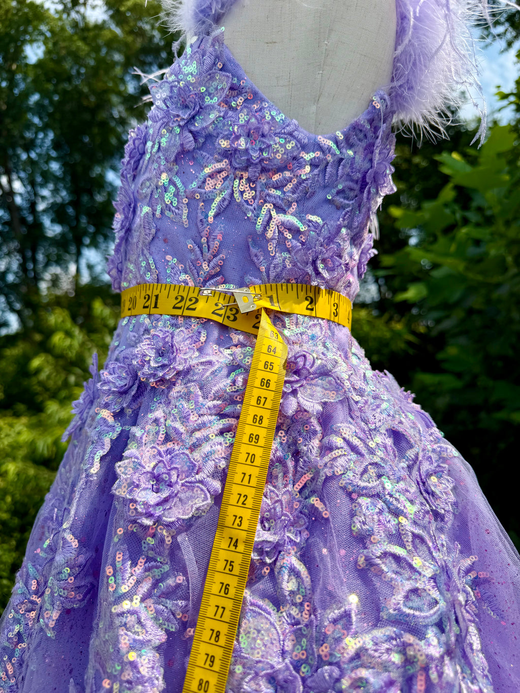 New!! Tiffany Size 4 Periwinkle Glitter