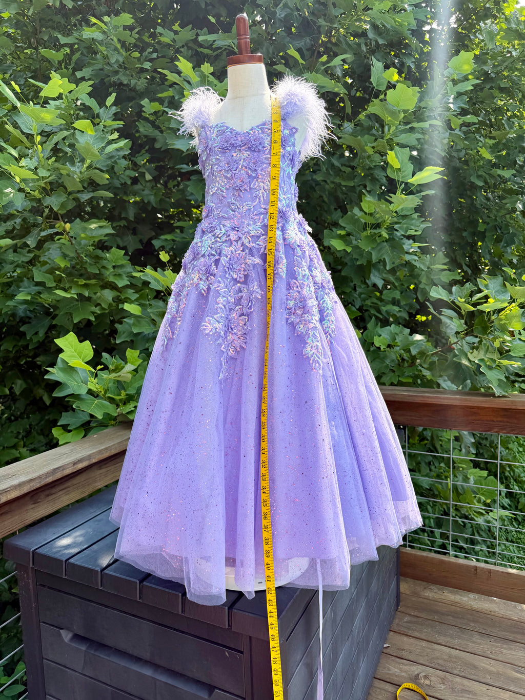 New!! Tiffany Size 4 Periwinkle Glitter
