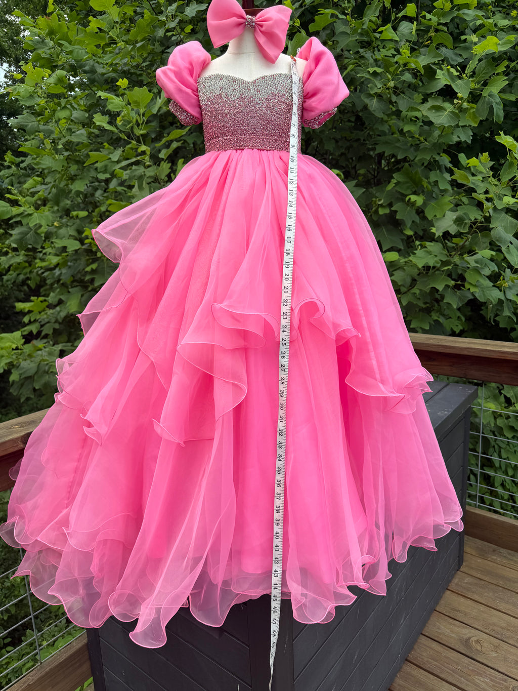 NEW! Lizz Dress - Pink Sparkle Size 4/6 corset back