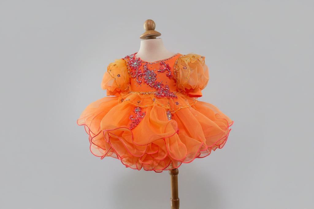 Peach Perfect Glow - Semi Glitz  6/18 Months