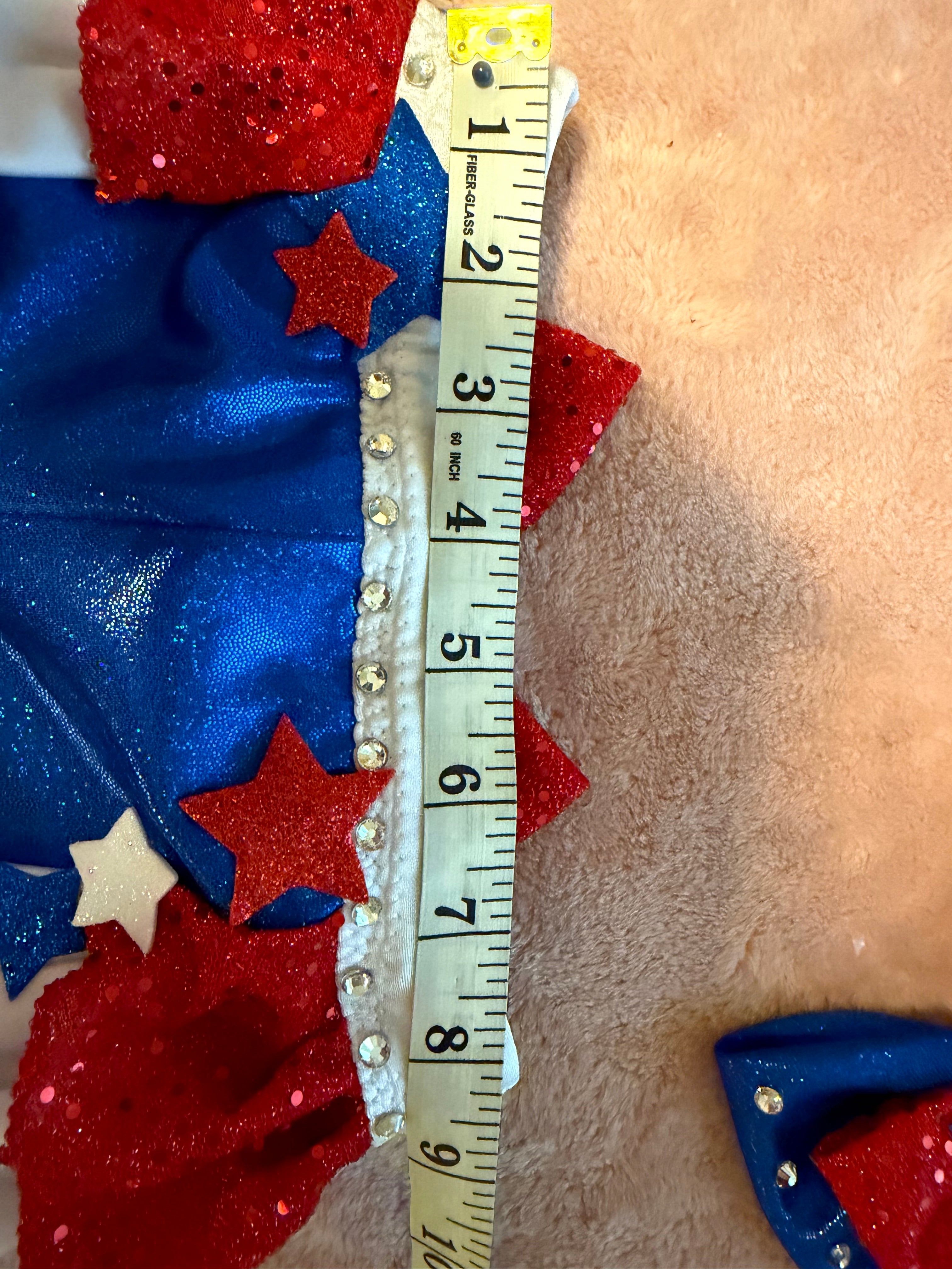 Red, White, and Bling!  Size 18/3