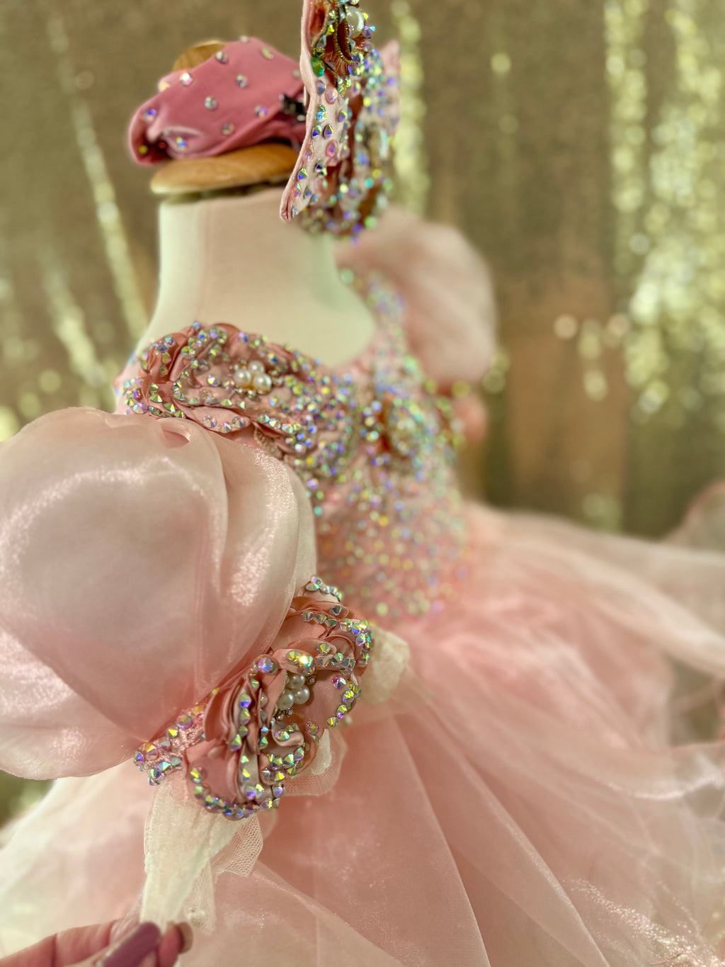 Pink Rose Reverie 6/12 Months