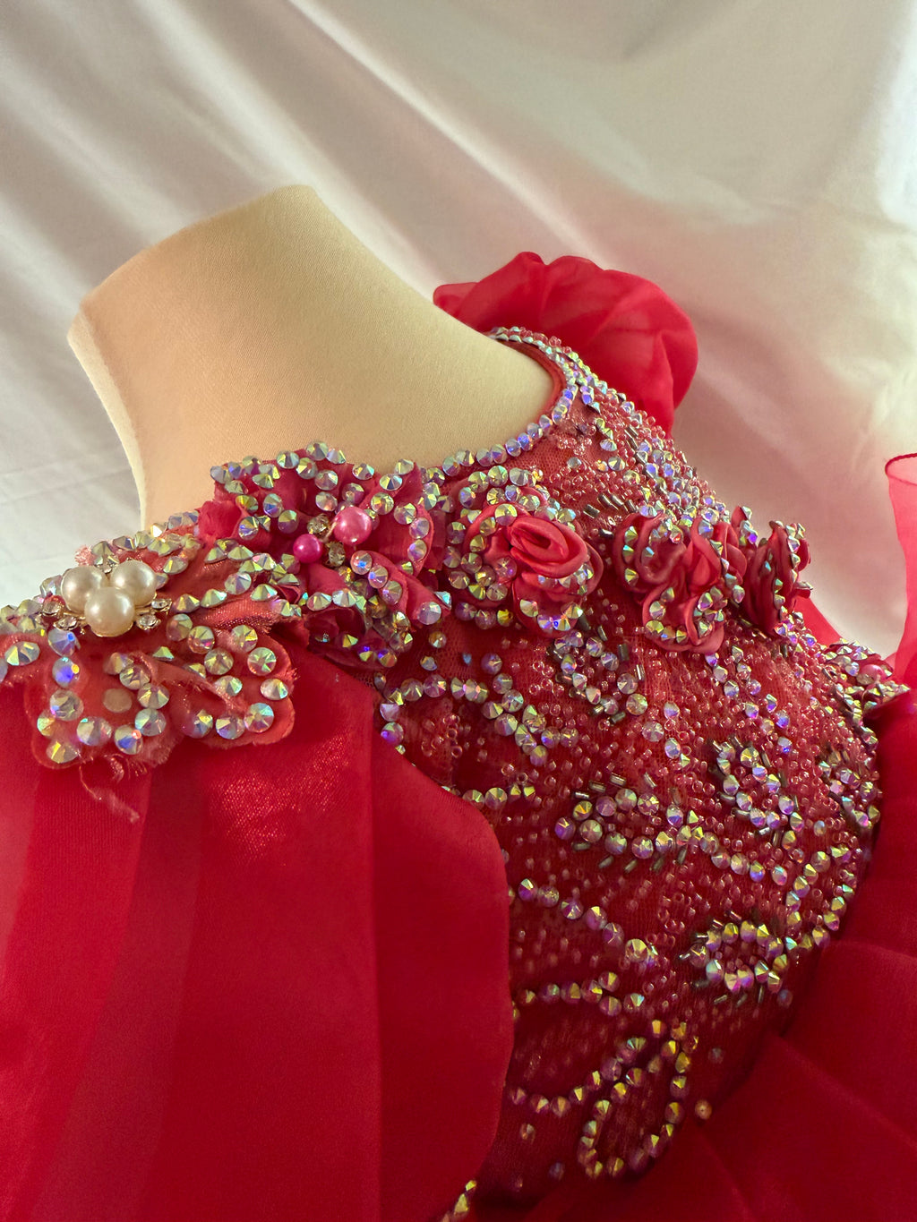 Scarlet Sparkle – High Glitz 6/12 Slim 2T