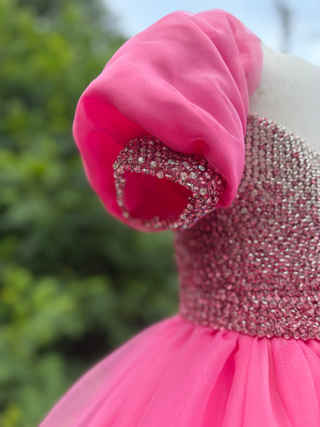 NEW! Lizz Dress - Pink Sparkle Size 4/6 corset back