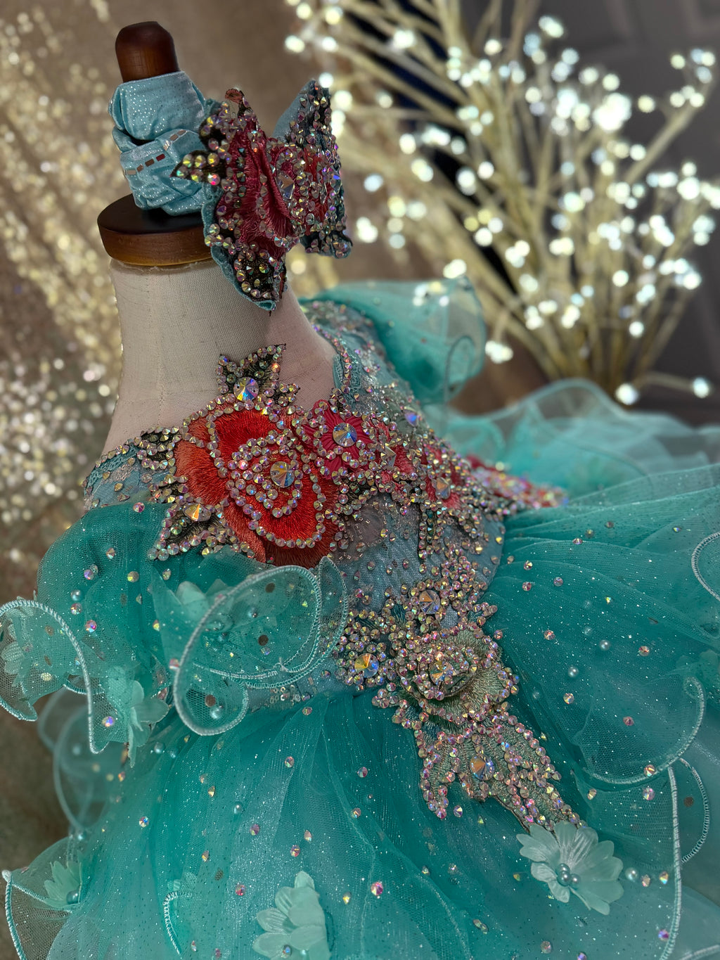 Aqua Royal Tog Mega Glitz - Ocean Light Enchantment Size 12/2