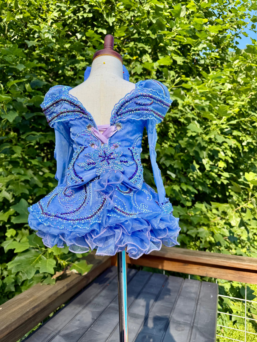 Borealis Customs Mega Glitz. Periwinkle Dreams, Size 12/2 - 18/3