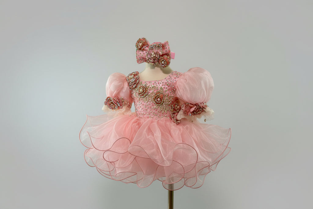 Pink Rose Reverie 6/12 Months