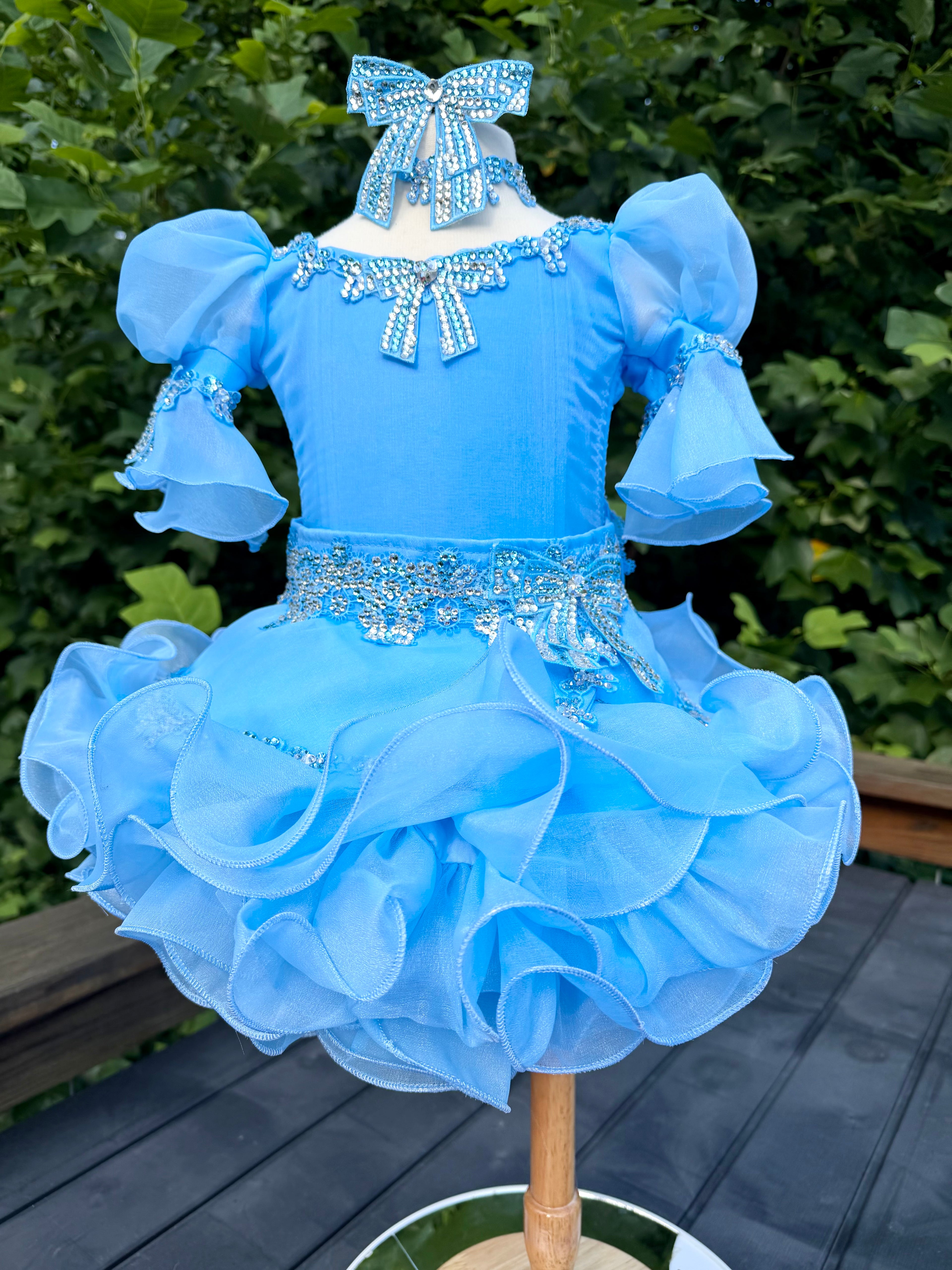 Blue Bow Baby by Connie Hobson - Size 18/24 months