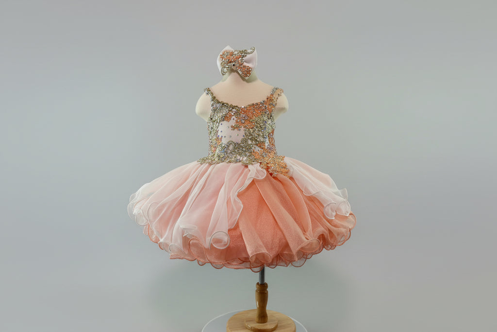 Gemics Semi Glitz- Peaches & Cream Elegance  (Size 18/3)