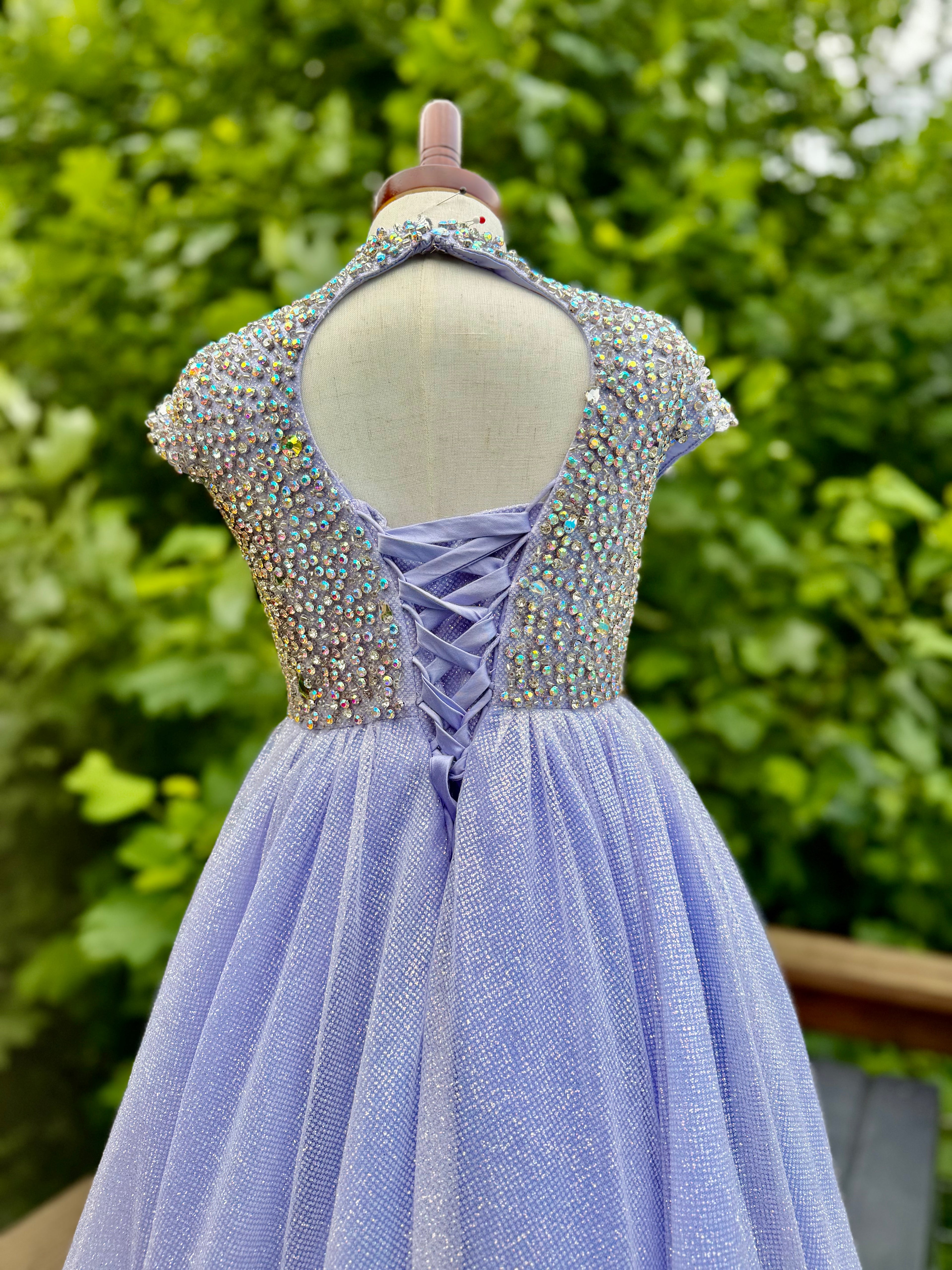 Periwinkle OMC Size 5 corset back