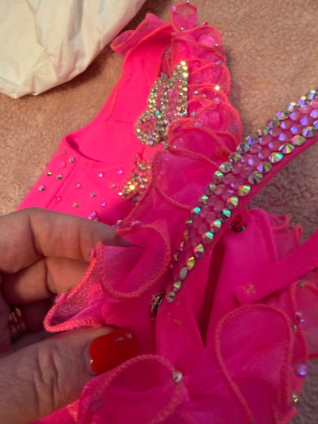 Hot Pink Custom by Aubriana Langley Size 2/4
