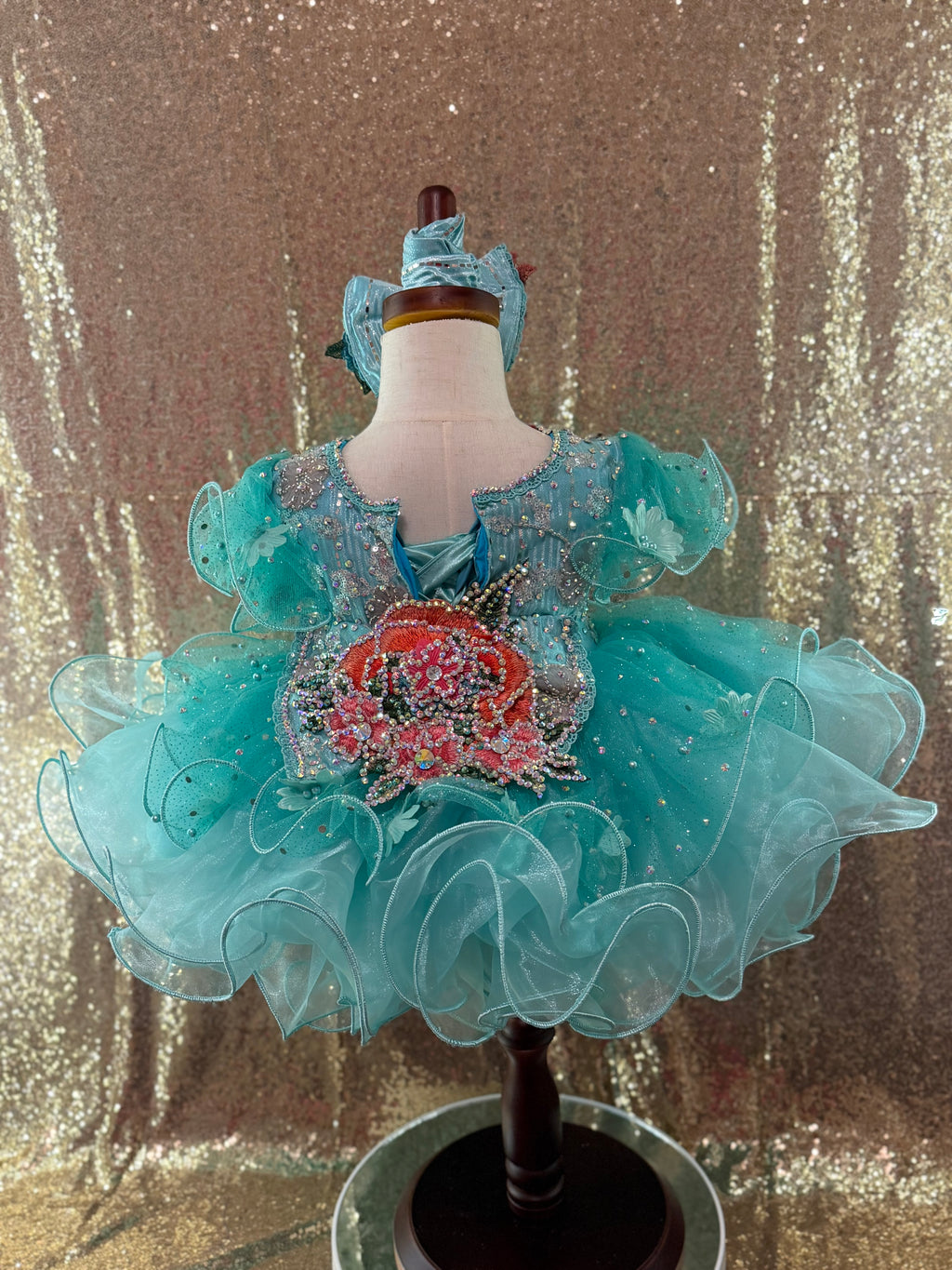 Aqua Royal Tog Mega Glitz - Ocean Light Enchantment Size 12/2