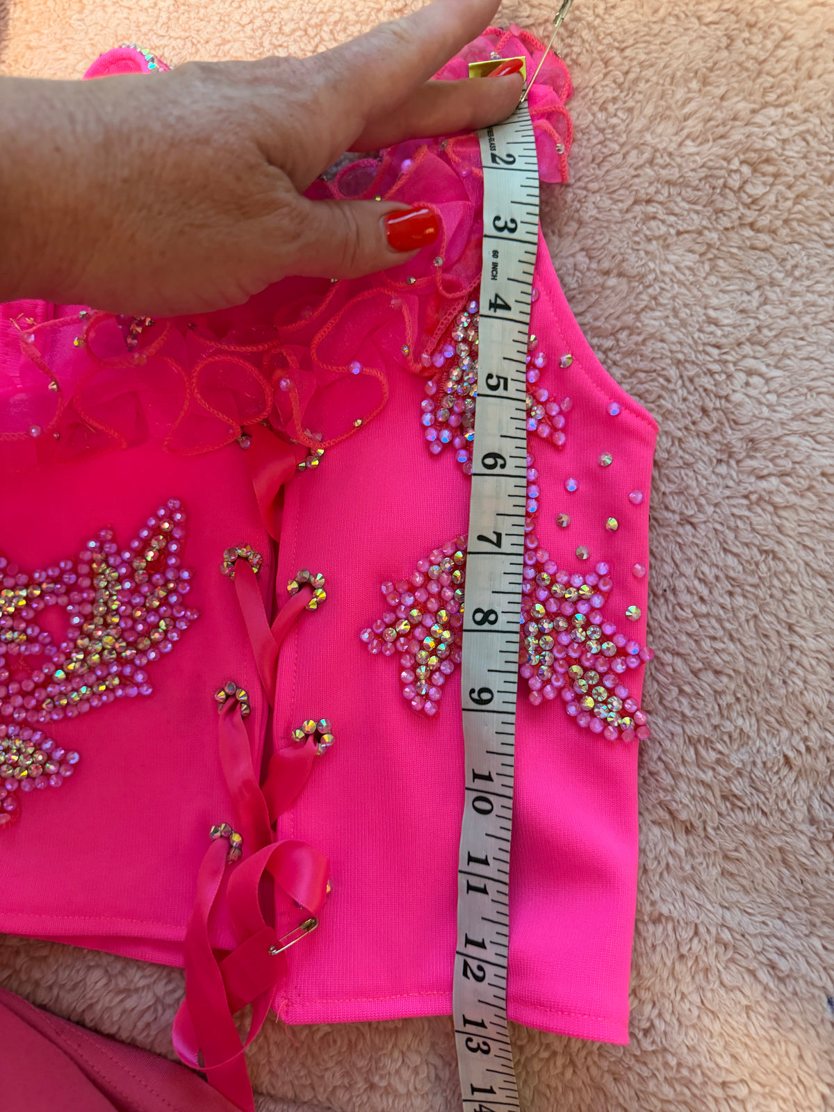 Hot Pink Custom by Aubriana Langley Size 2/4