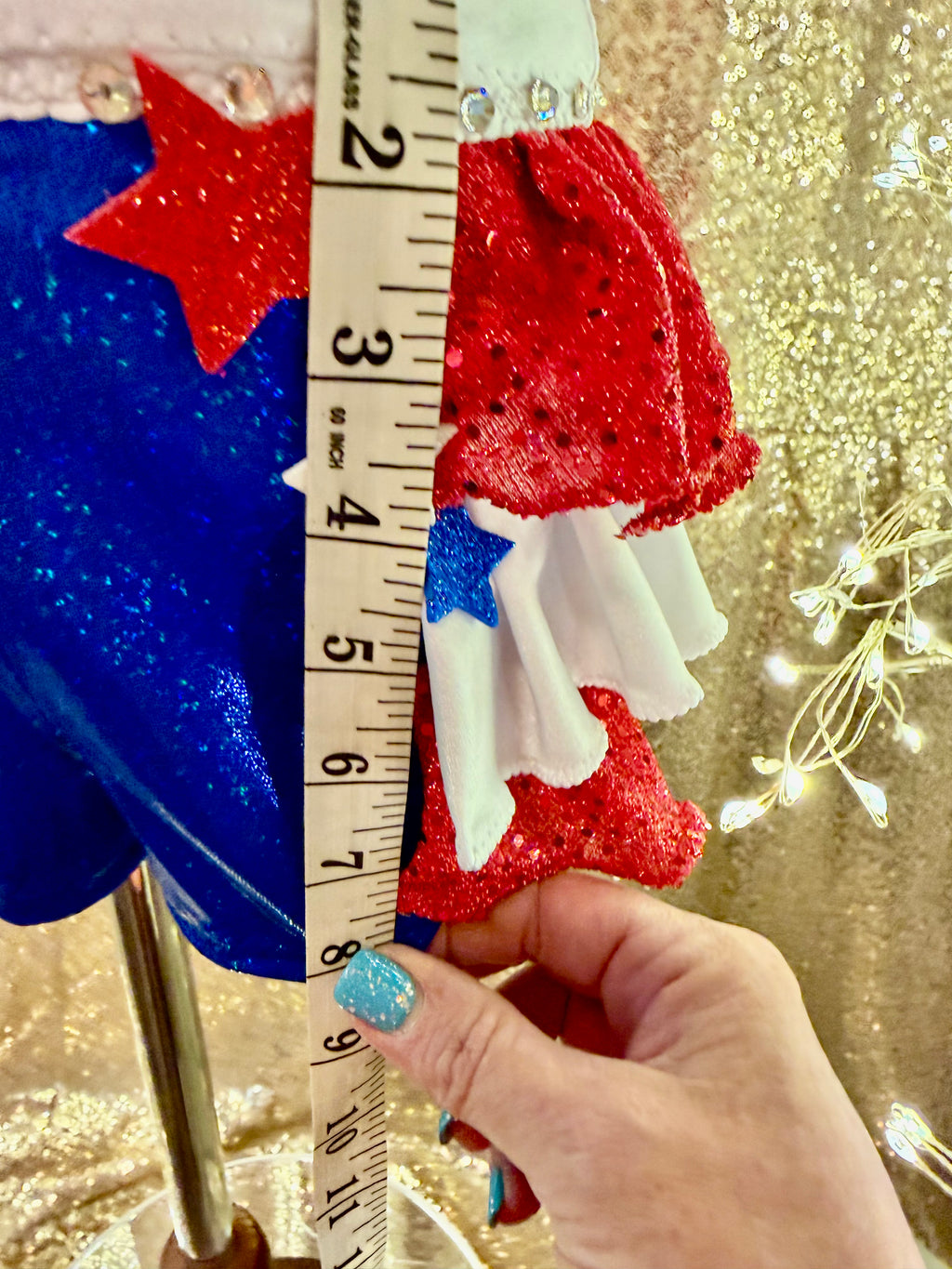 Red, White, and Bling!  Size 18/3