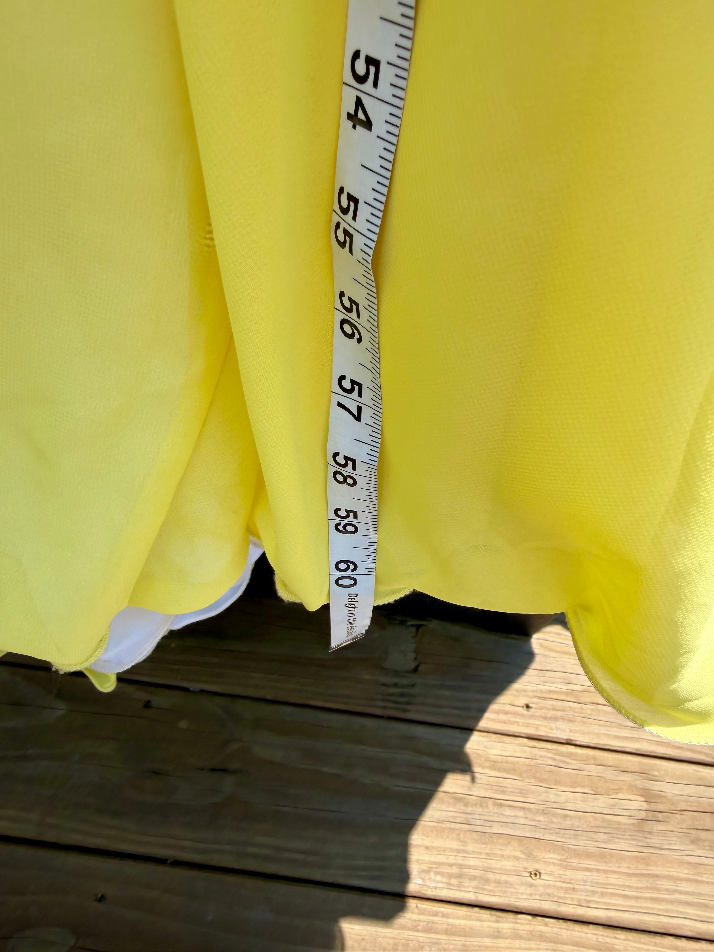 Gorgeous size 12 yellow OMC