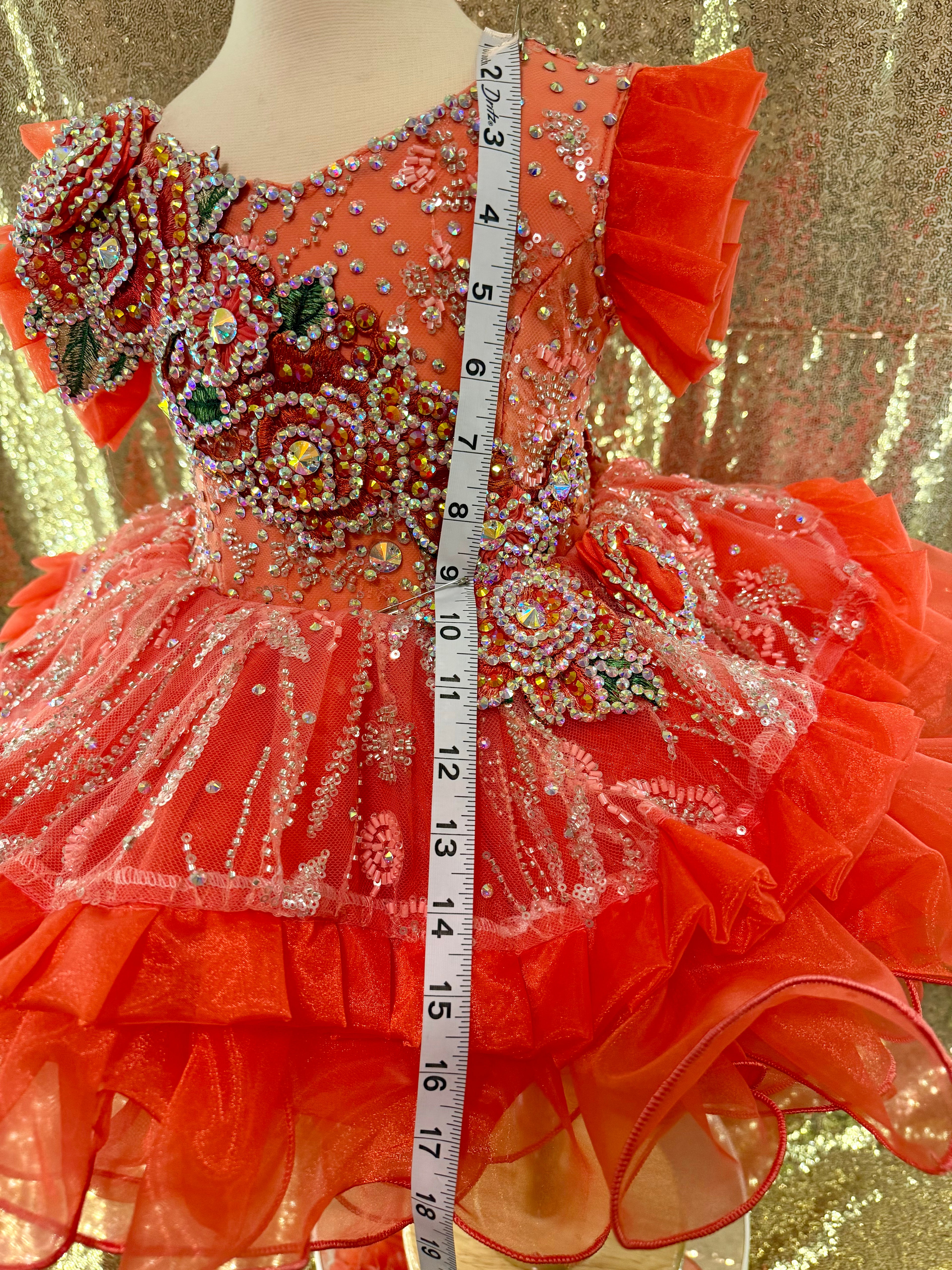 Coral Crown Radiance - 9–18 Months