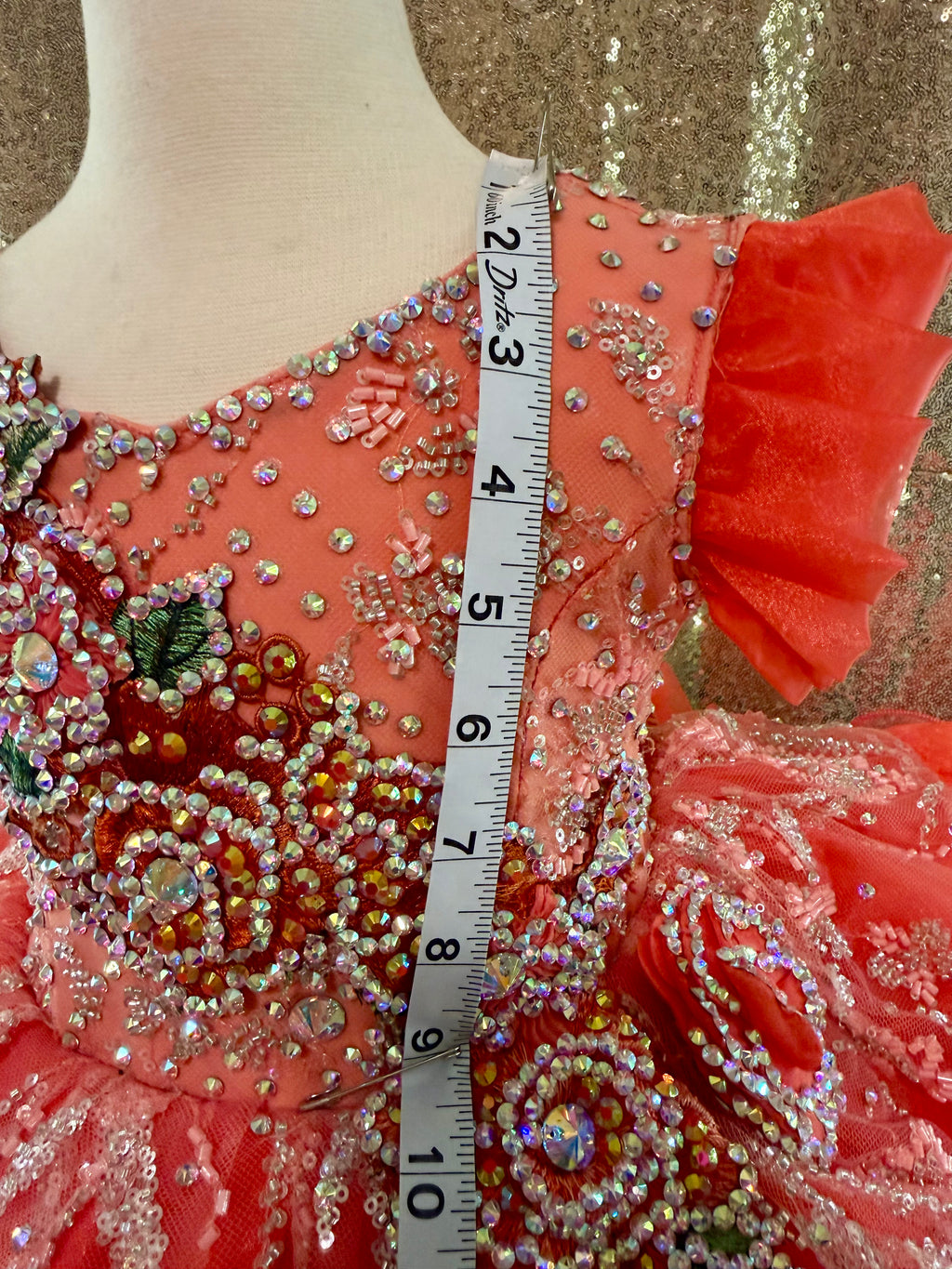 Coral Crown Radiance - 9–18 Months