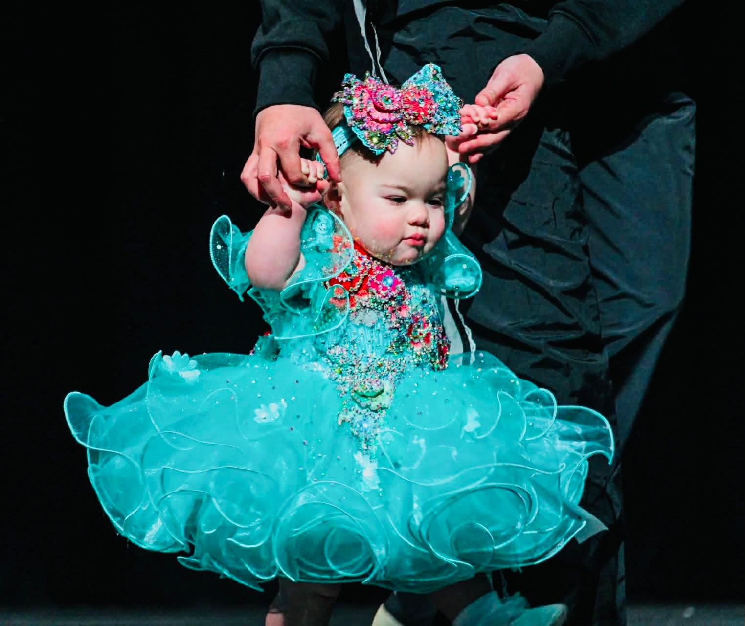 Aqua Royal Tog Mega Glitz - Ocean Light Enchantment Size 12/2