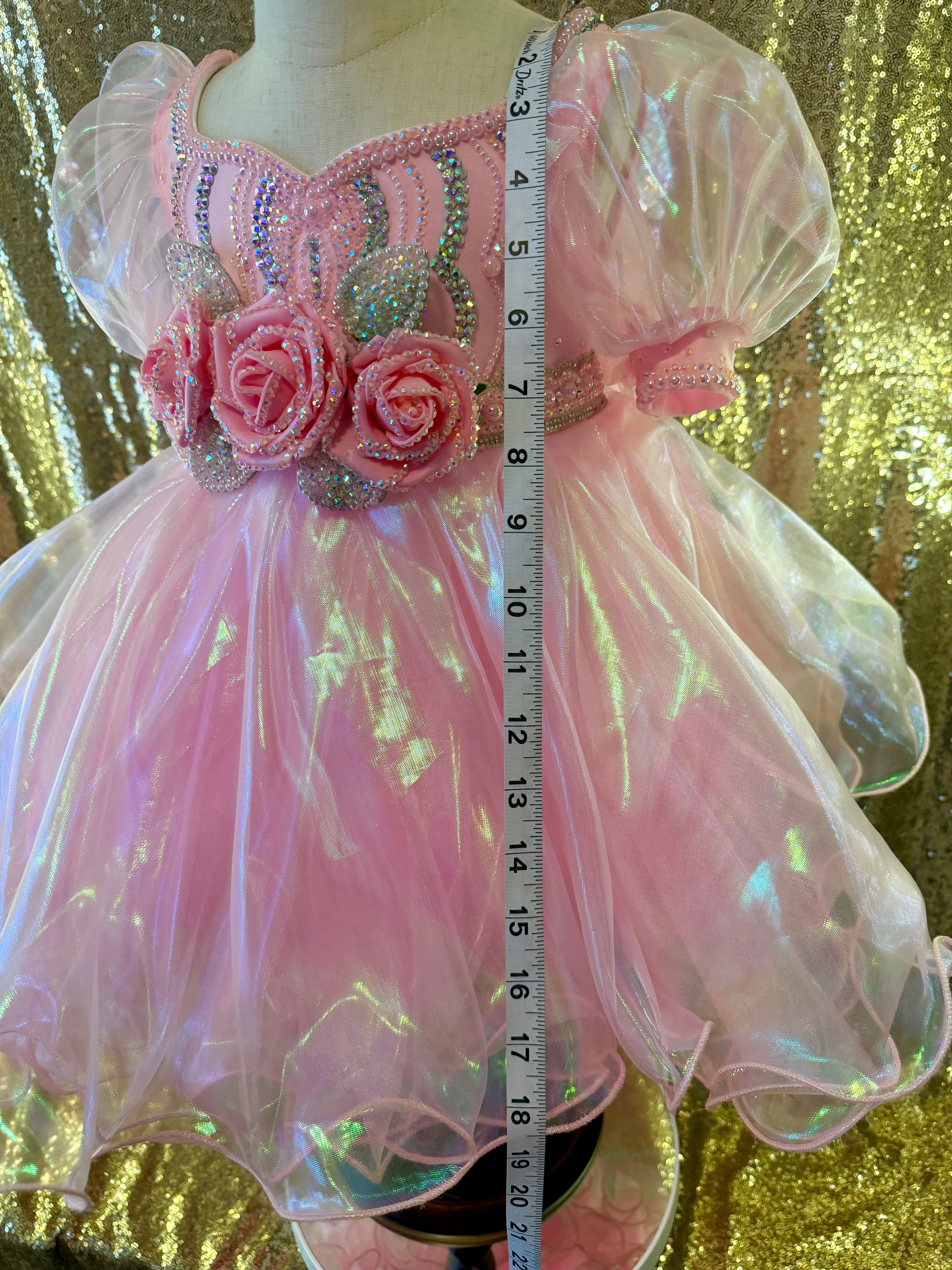 Queen’s Radiant Reign - Size 18/3 Custom by Brianna Kostner with Queen B Designs