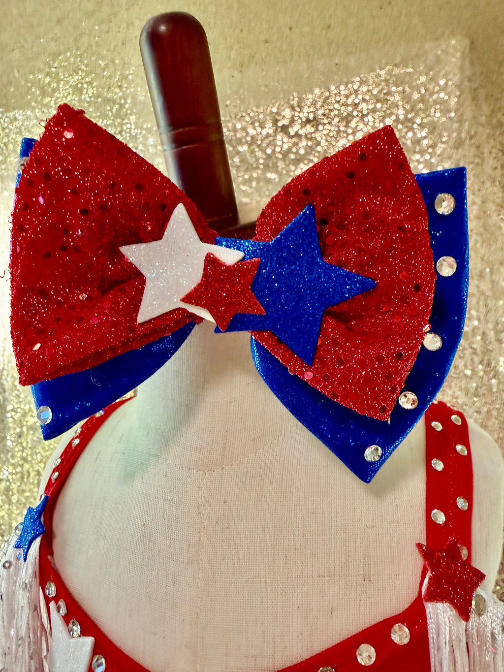 Red, White, and Bling!  Size 18/3