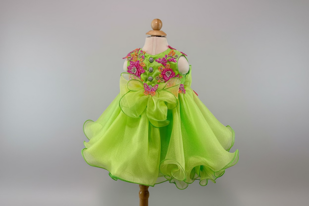 Neon Butterfly Blaze -9–12 Months (fits up to slim 18 Months)