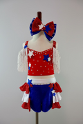 Red, White, and Bling!  Size 18/3