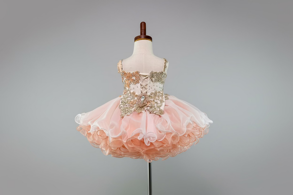 Gemics Semi Glitz- Peaches & Cream Elegance  (Size 18/3)