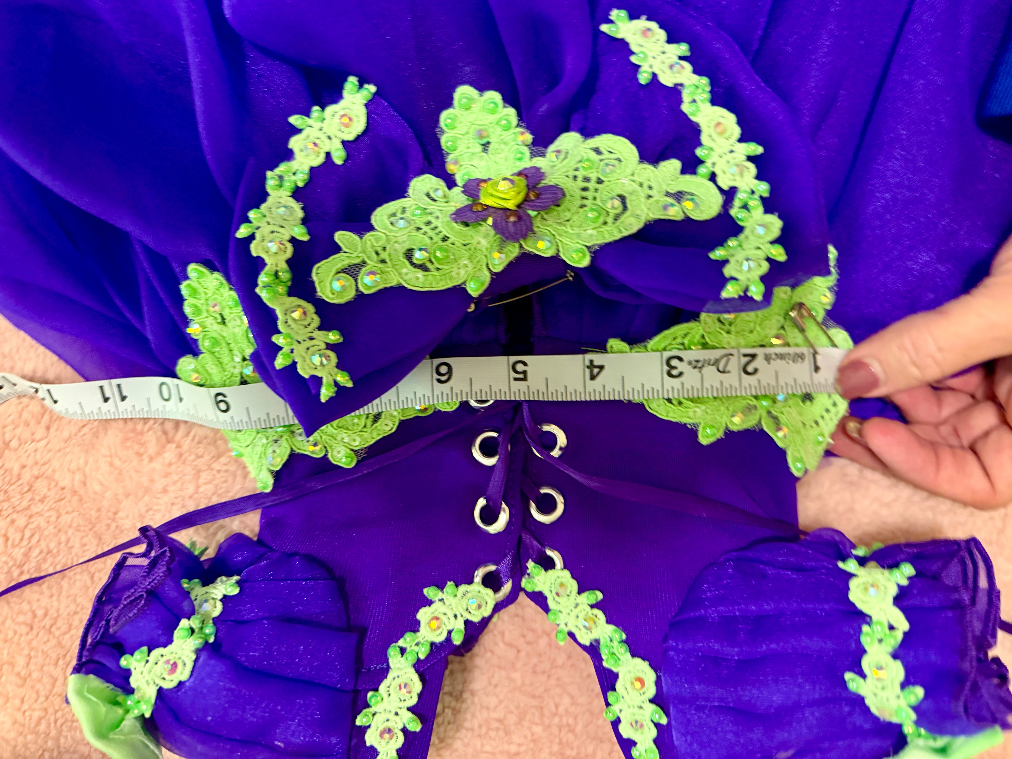 Royal Tōg Semi Glitz-Majestic Plum Sparkle -  (Size 0–9 Months)