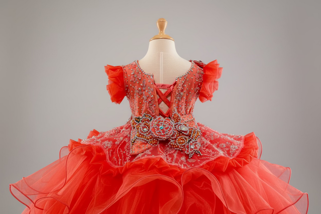 Coral Crown Radiance - 9–18 Months