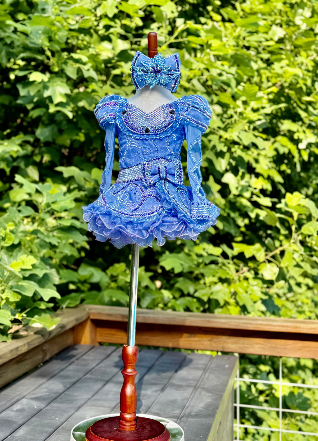 Borealis Customs Mega Glitz. Periwinkle Dreams, Size 12/2 - 18/3