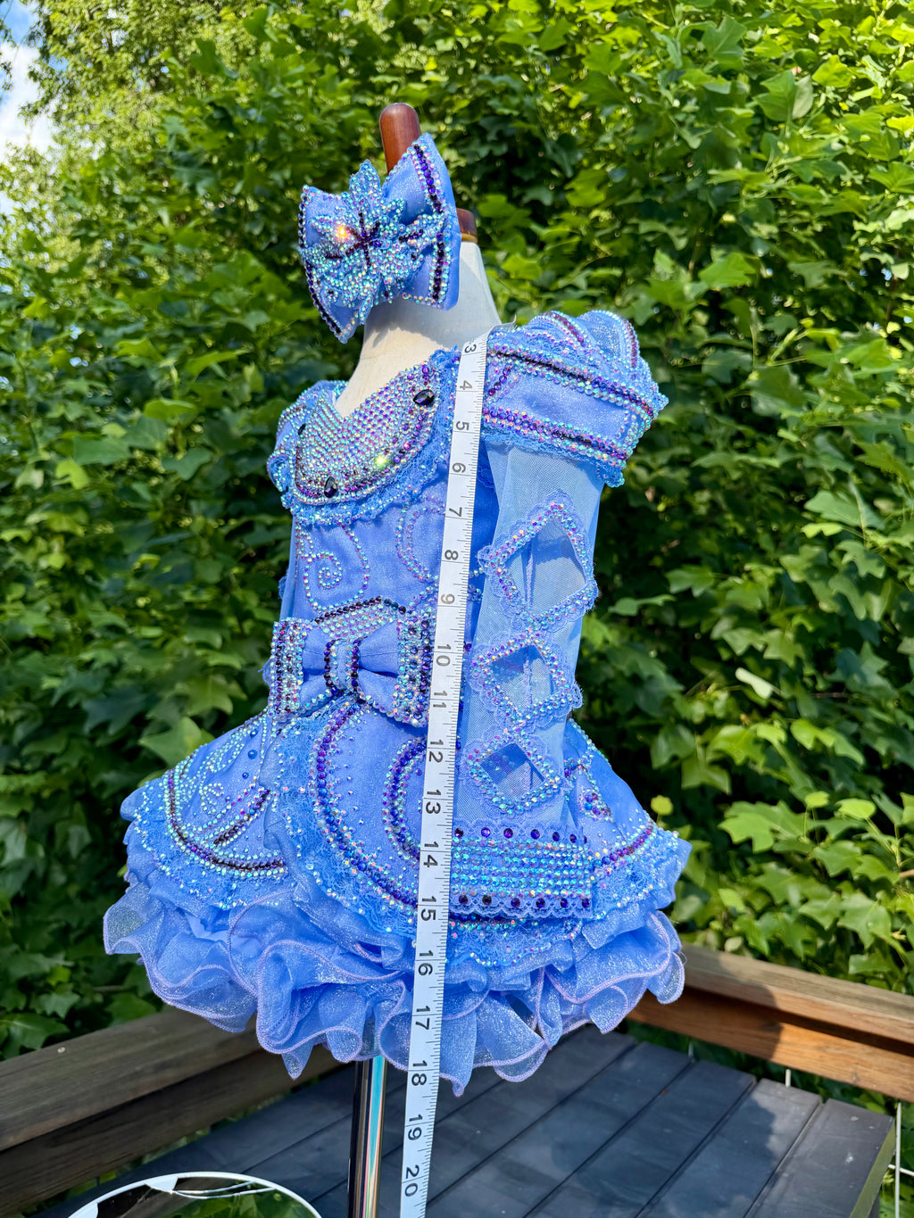 Borealis Customs Mega Glitz. Periwinkle Dreams, Size 12/2 - 18/3