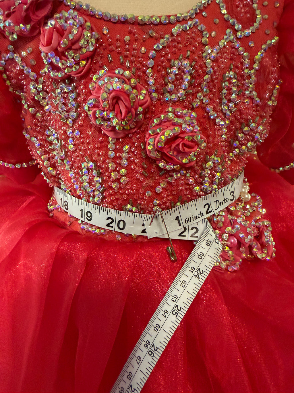 Scarlet Sparkle – High Glitz 6/12 Slim 2T