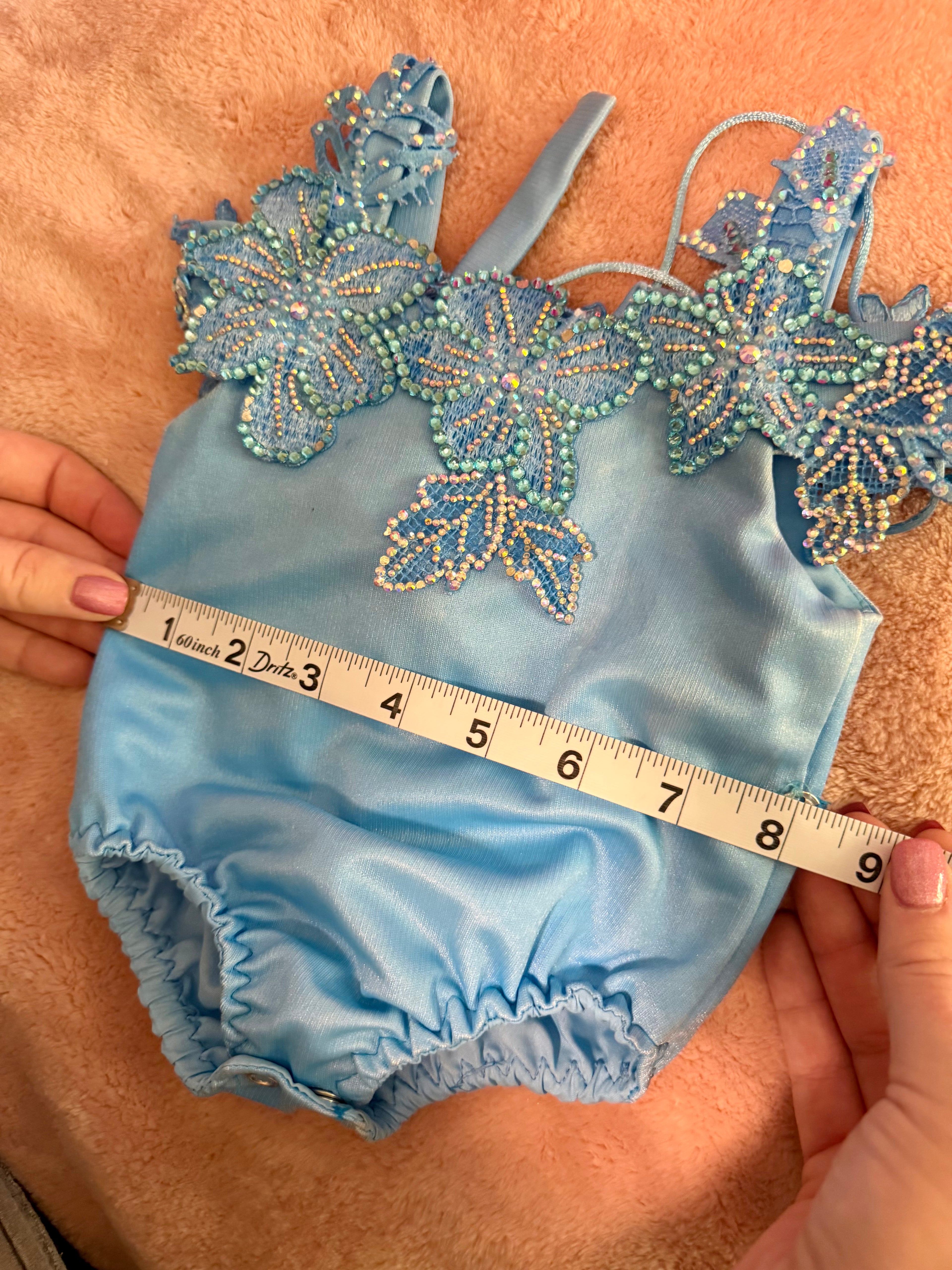 Ivy Grace -Baby Blue Mega Glitz 0-9 Months