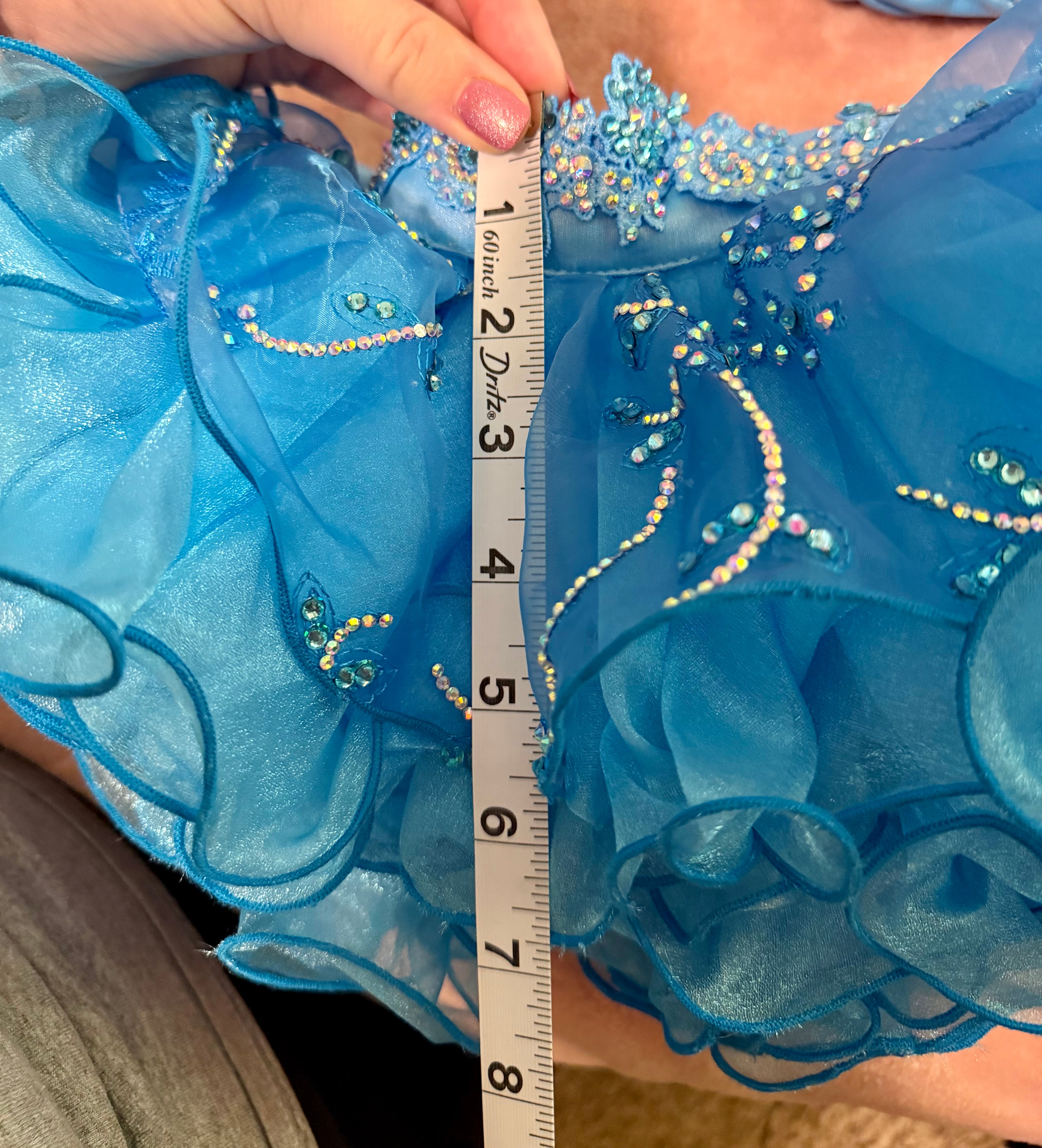 Ivy Grace -Baby Blue Mega Glitz 0-9 Months