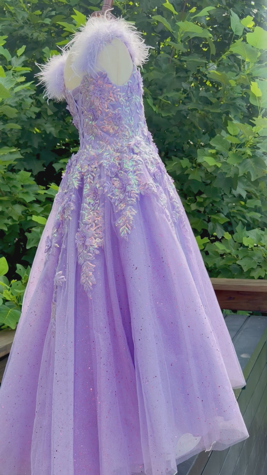 New!! Tiffany Size 4 Periwinkle Glitter